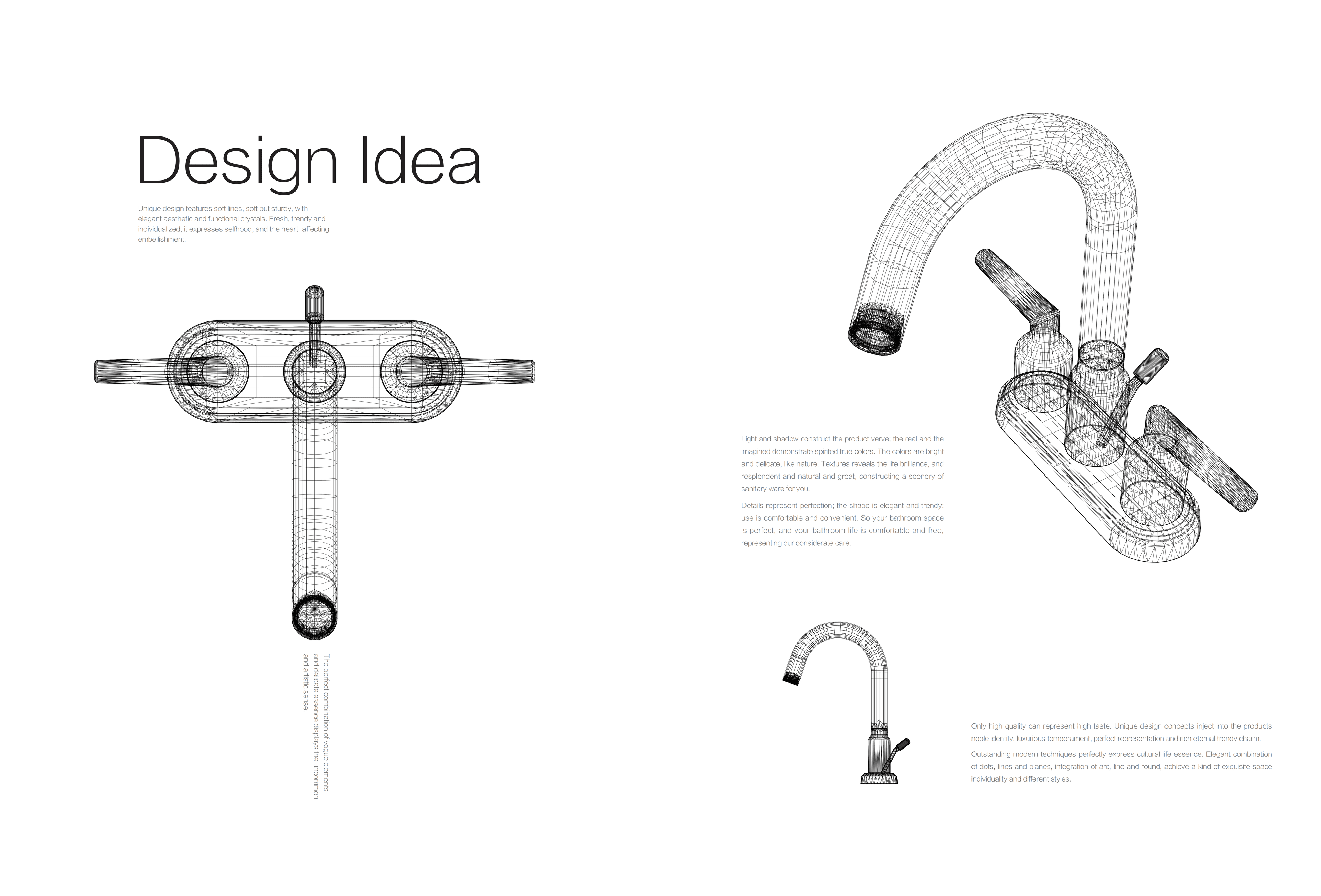 Product design line drawing