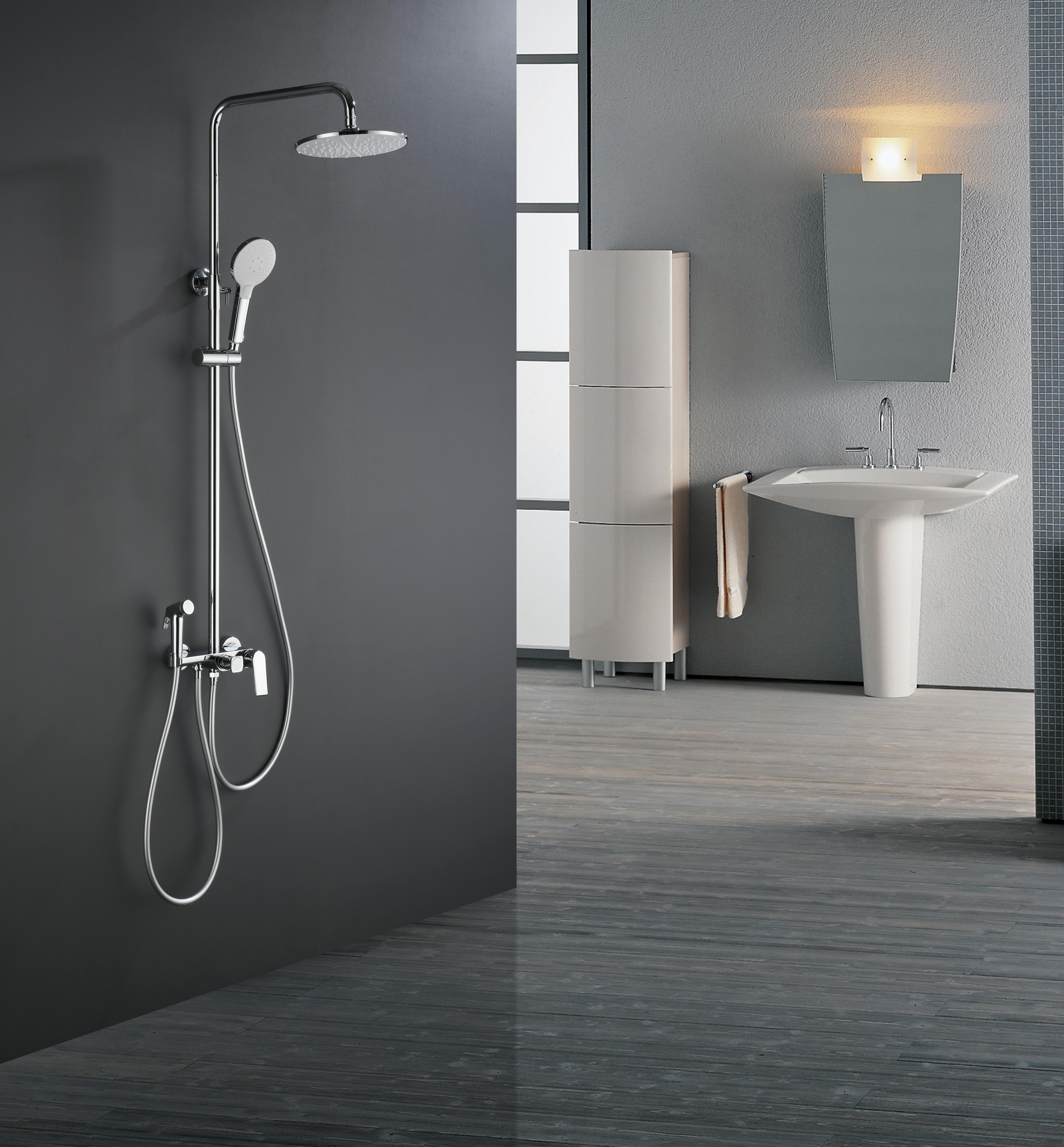 Shower faucets display